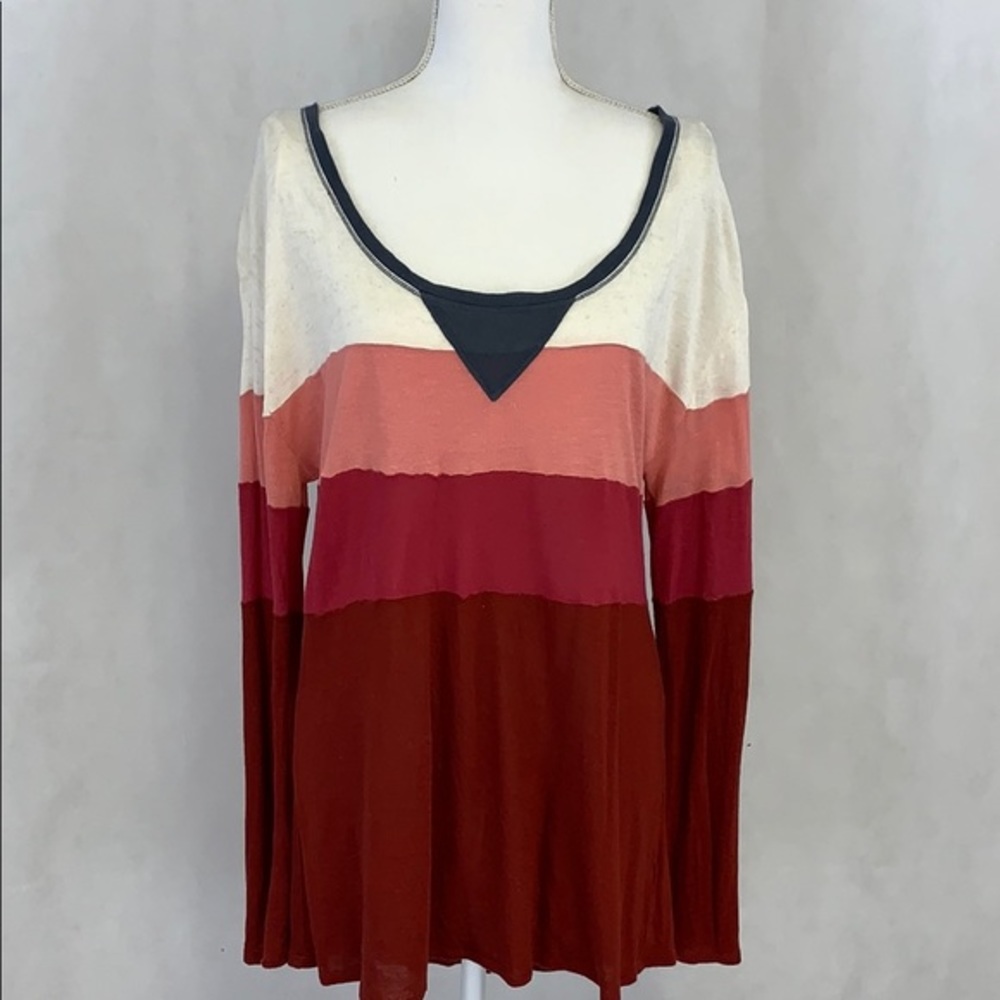 Anthro Pilcro and The Letterpress Stripe Top